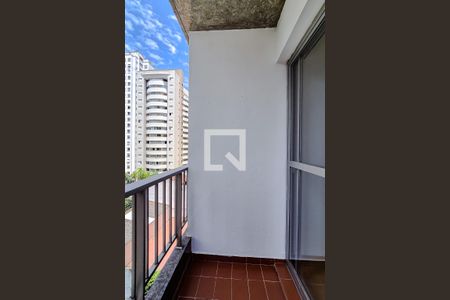 Varanda da Sala de apartamento para alugar com 1 quarto, 60m² em Perdizes, São Paulo