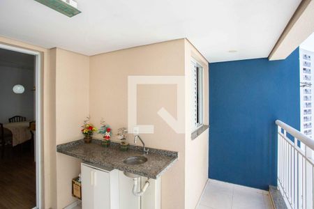 Varanda gourmet de apartamento à venda com 2 quartos, 66m² em Centro, Diadema