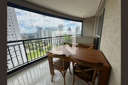 Varanda da Sala de apartamento para alugar com 3 quartos, 96m² em Alphaville Empresarial, Barueri