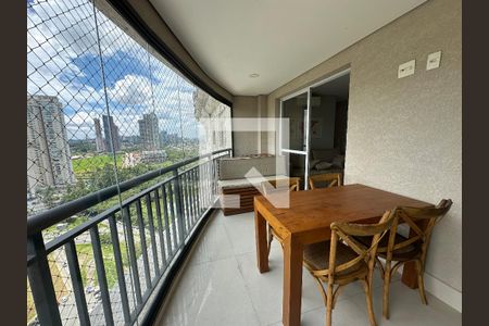 Varanda da Sala de apartamento para alugar com 3 quartos, 96m² em Alphaville Empresarial, Barueri