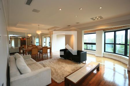 Sala  de apartamento para alugar com 4 quartos, 290m² em Jardim Morumbi, São Paulo