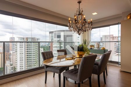 Sala de Jantar de apartamento para alugar com 3 quartos, 170m² em Indianópolis, São Paulo