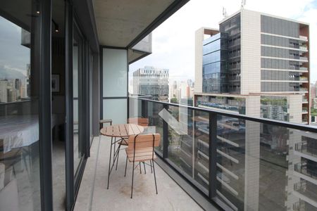 Varanda de kitnet/studio à venda com 1 quarto, 46m² em Vila Olímpia, São Paulo