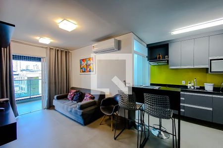 Sala de apartamento para alugar com 1 quarto, 55m² em Vila Regente Feijó, São Paulo