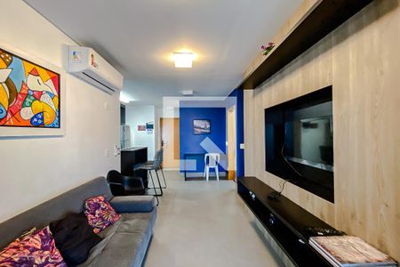 Sala de apartamento para alugar com 1 quarto, 55m² em Vila Regente Feijó, São Paulo