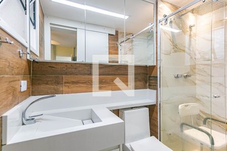 Banheiro da Suíte de apartamento à venda com 2 quartos, 86m² em Vila Gumercindo, São Paulo