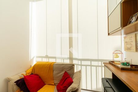 Varanda da Sala de apartamento à venda com 2 quartos, 49m² em Vila Alóis, São Paulo