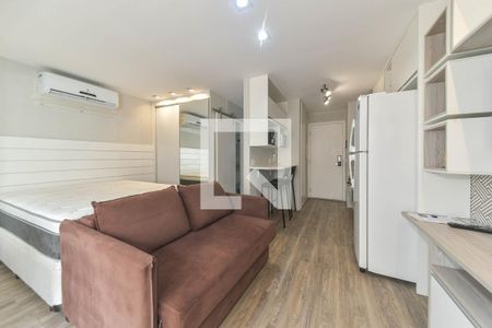 Sala de apartamento à venda com 1 quarto, 35m² em Brooklin, São Paulo