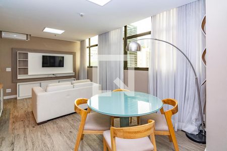 Sala de apartamento à venda com 1 quarto, 63m² em Coracao de Jesus, Belo Horizonte