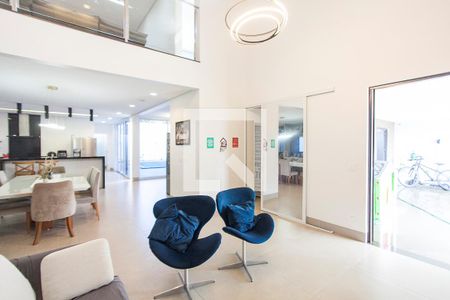 Sala de casa de condomínio para alugar com 4 quartos, 313m² em Granja Marileusa, Uberlândia