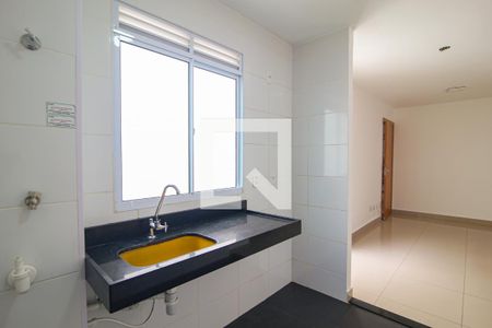 Cozinha de apartamento para alugar com 2 quartos, 44m² em Distrito Industrial João Narezzi, Indaiatuba
