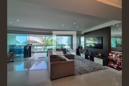 Sala  de apartamento para alugar com 3 quartos, 193m² em Recreio dos Bandeirantes, Rio de Janeiro