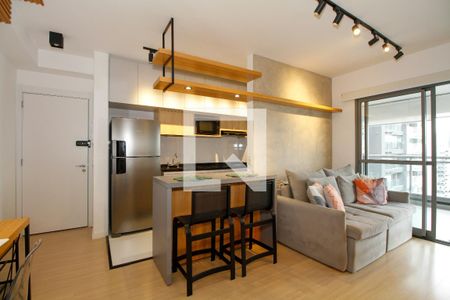 Sala de apartamento para alugar com 1 quarto, 49m² em Pinheiros, São Paulo