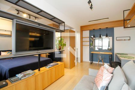 Sala de apartamento para alugar com 1 quarto, 49m² em Pinheiros, São Paulo