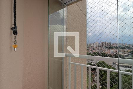 Varanda da Sala de apartamento à venda com 2 quartos, 72m² em Vila Príncipe de Gales, Santo André