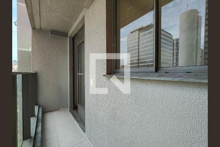 Varanda da Sala de apartamento para alugar com 2 quartos, 42m² em Santo Cristo, Rio de Janeiro