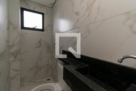 Banheiro de apartamento à venda com 1 quarto, 45m² em Jardim Adutora, São Paulo