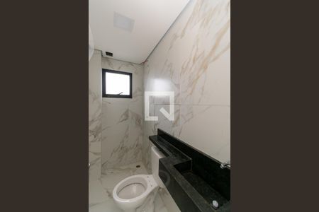 Banheiro de apartamento à venda com 1 quarto, 45m² em Jardim Adutora, São Paulo