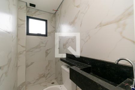 Banheiro de apartamento à venda com 1 quarto, 27m² em Jardim Adutora, São Paulo