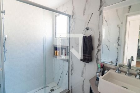 Banheiro da Suíte de apartamento à venda com 2 quartos, 70m² em Vila Clementino, São Paulo