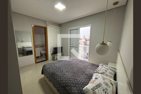 Quarto de casa de condomínio à venda com 2 quartos, 50m² em Vila Alto de Santo Andre, Santo André
