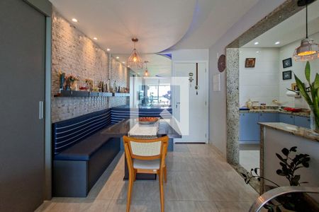 Sala de apartamento para alugar com 2 quartos, 79m² em Balneario Flórida, Praia Grande