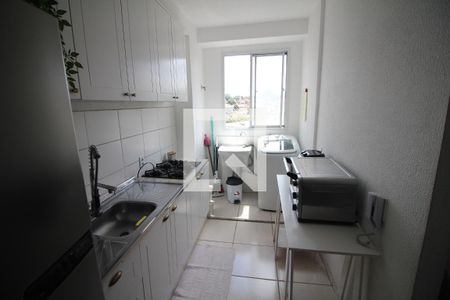 Cozinha e Área de Serviço de apartamento à venda com 2 quartos, 53m² em Jardim Riacho das Pedras, Contagem