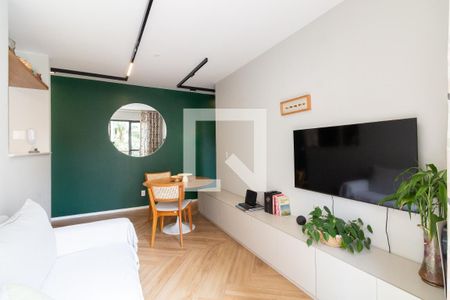 Sala de apartamento à venda com 2 quartos, 56m² em Jardim das Vertentes, São Paulo