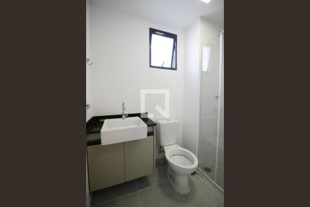 Banheiro de kitnet/studio à venda com 1 quarto, 25m² em Vila Olímpia, São Paulo