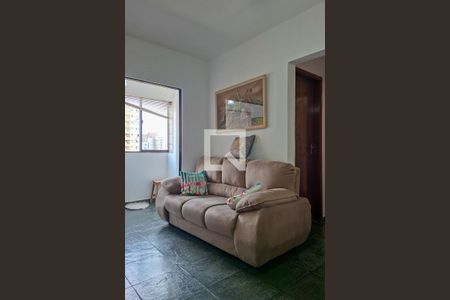 Sala de apartamento para alugar com 1 quarto, 46m² em Aviação, Praia Grande