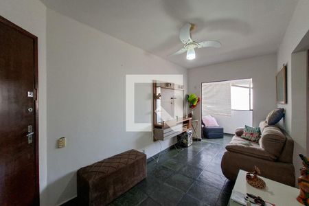 Sala de apartamento para alugar com 1 quarto, 46m² em Aviação, Praia Grande