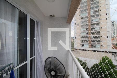 Sala / Cozinha - Varanda de apartamento para alugar com 2 quartos, 41m² em Vila Guaca, São Paulo