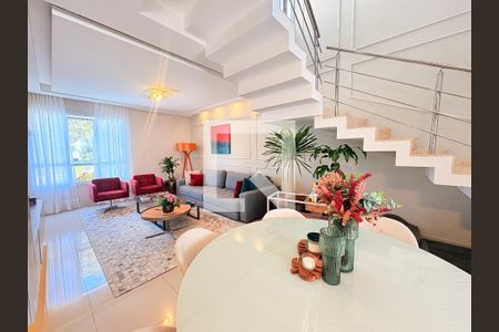 Sala de casa de condomínio à venda com 3 quartos, 193m² em Recanto Quarto Centenário, Jundiaí