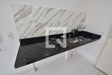 Sala/cozinha de apartamento para alugar com 1 quarto, 24m² em Ipiranga, São Paulo