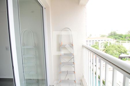 Sala/Quarto - Varanda de kitnet/studio para alugar com 1 quarto, 29m² em Brás, São Paulo