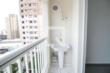 Sala/Quarto - Varanda de kitnet/studio para alugar com 1 quarto, 29m² em Brás, São Paulo