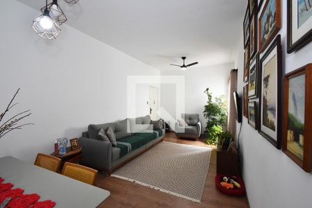 sala de jantar e estar de apartamento à venda com 2 quartos, 90m² em Pinheiros, São Paulo