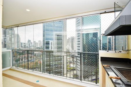 varanda  churrasqueira de apartamento para alugar com 2 quartos, 69m² em Pinheiros, São Paulo