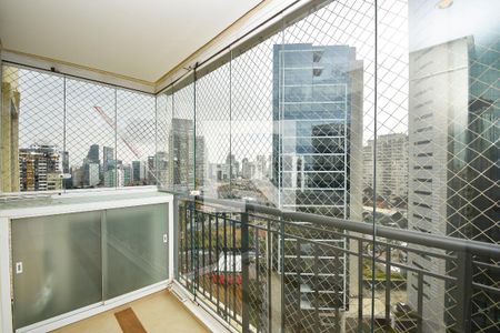varanda  churrasqueira de apartamento para alugar com 2 quartos, 69m² em Pinheiros, São Paulo