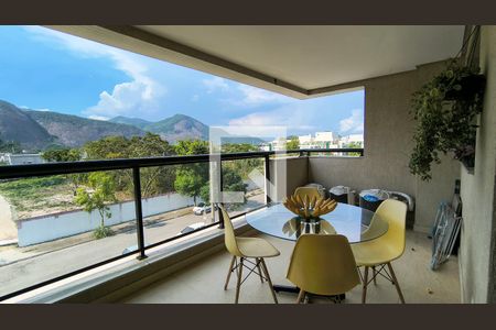 Varanda de apartamento para alugar com 3 quartos, 96m² em Recreio dos Bandeirantes, Rio de Janeiro