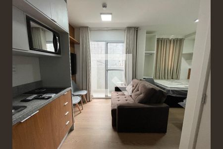 Studio - Sala - Cozinha - Quarto  de kitnet/studio para alugar com 1 quarto, 24m² em Vila Butantã, São Paulo