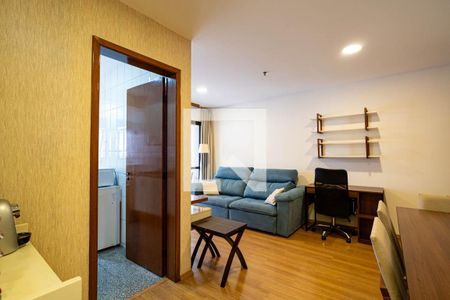 Sala de apartamento para alugar com 1 quarto, 45m² em Bela Vista, São Paulo