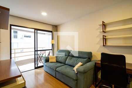 Sala de apartamento para alugar com 1 quarto, 45m² em Bela Vista, São Paulo