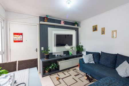 Sala  de apartamento à venda com 2 quartos, 48m² em Veloso, Osasco