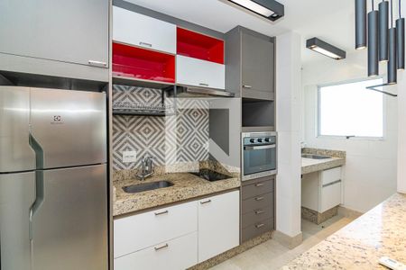 Cozinha de apartamento para alugar com 1 quarto, 37m² em Gutierrez, Belo Horizonte