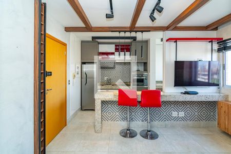 Sala de apartamento para alugar com 1 quarto, 37m² em Gutierrez, Belo Horizonte