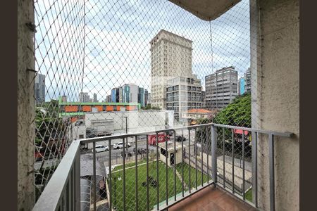 Varanda da Sala de apartamento para alugar com 1 quarto, 54m² em Vila Olímpia, São Paulo