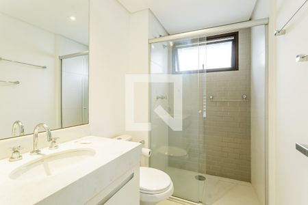 Banheiro da Suíte de apartamento para alugar com 1 quarto, 50m² em Jardim Paulistano, São Paulo