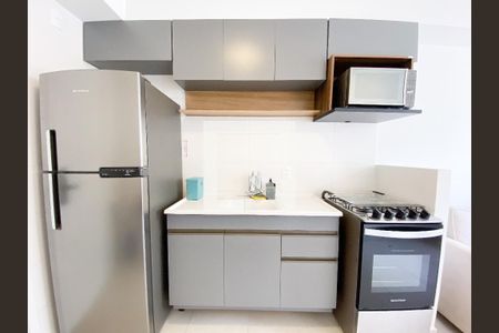 Cozinha de kitnet/studio para alugar com 1 quarto, 26m² em Alto da Mooca, São Paulo