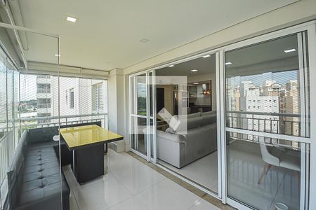 Varanda da Sala de apartamento para alugar com 3 quartos, 107m² em Vila Lusitania, São Bernardo do Campo